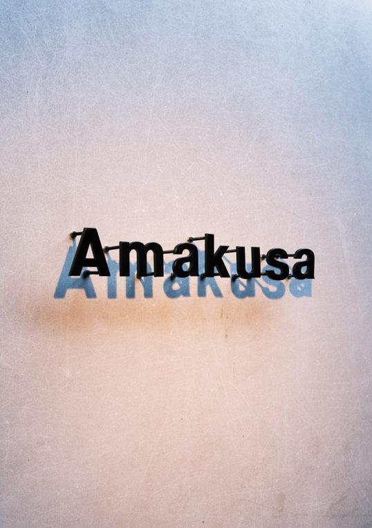 ステンレス切り文字表札