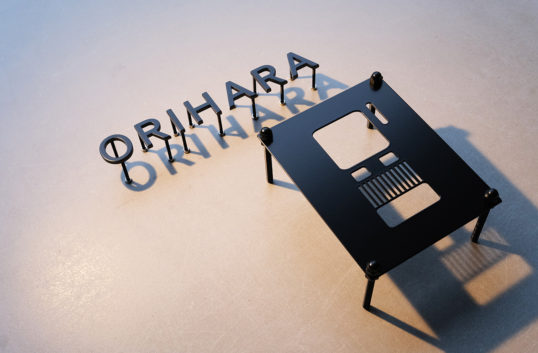 ステンレス切り文字表札