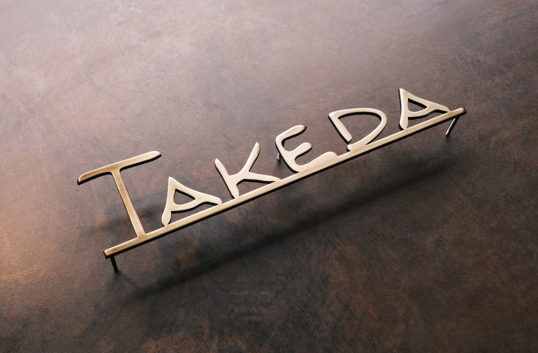 いぶし真鍮切り文字表札