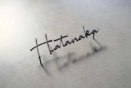 ステンレス切り文字表札