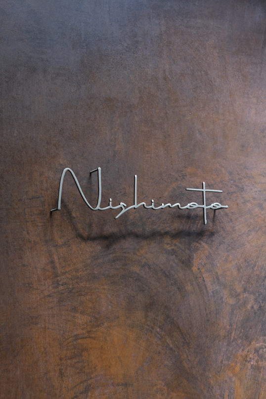 ステンレス切り文字表札