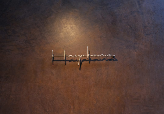 ステンレス切り文字表札