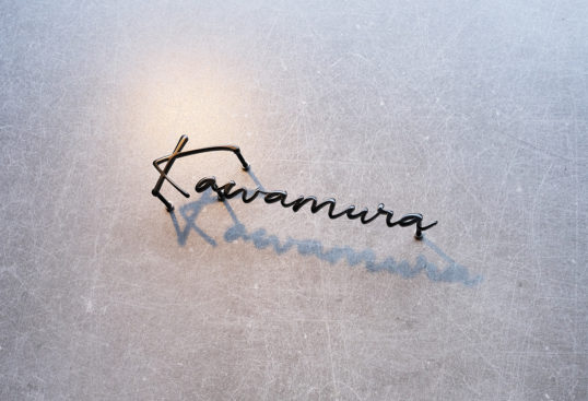 ステンレス切り文字表札