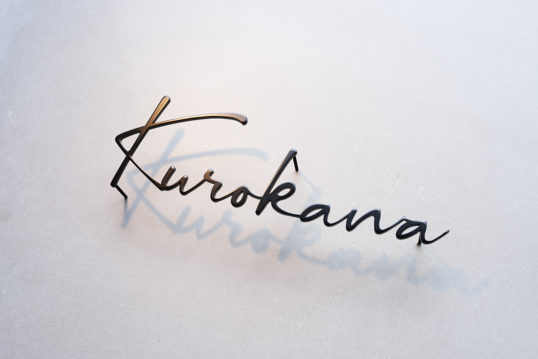 ステンレス切り文字表札