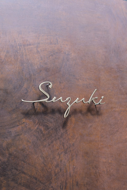 いぶし真鍮切り文字表札