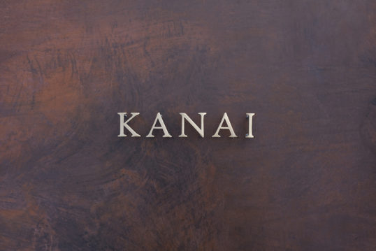 いぶし真鍮切り文字表札