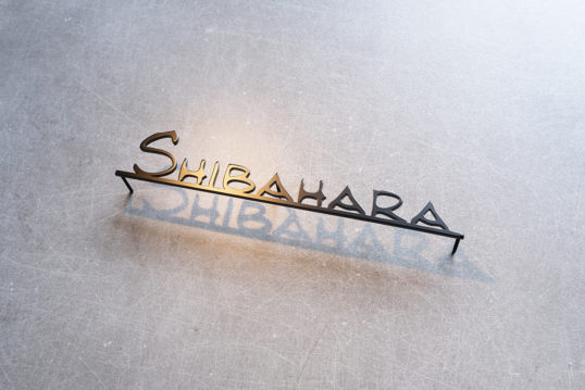 ステンレス切り文字表札