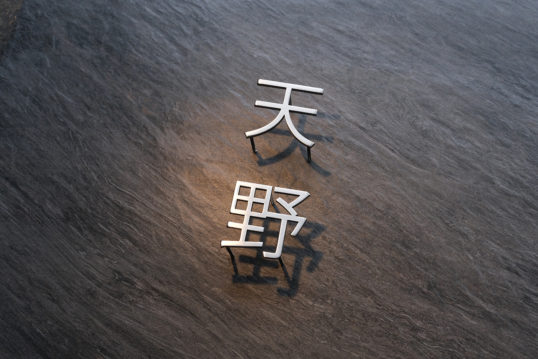 ステンレス切り文字表札