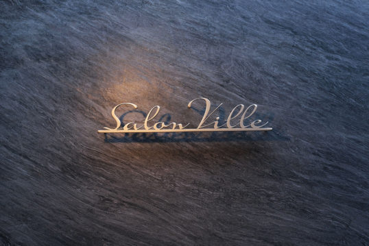 ステンレス切り文字看板