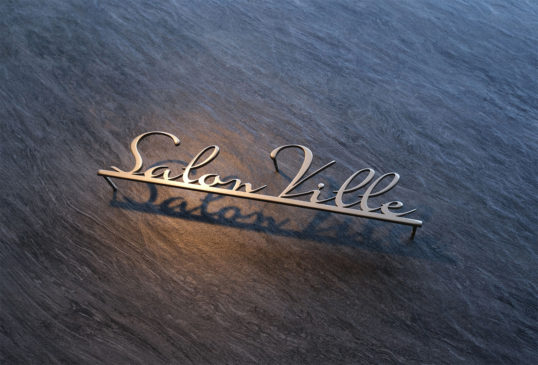 ステンレス切り文字看板