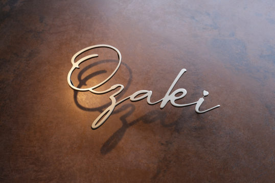 ステンレス切り文字表札