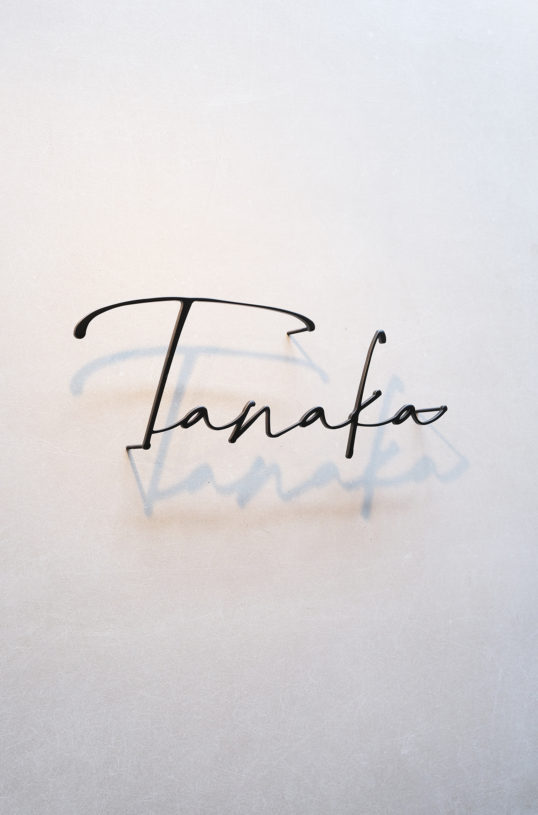 ステンレス切り文字表札