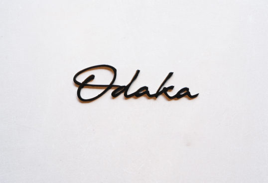 ステンレス切り文字表札