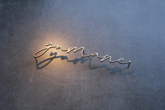 ステンレス切り文字表札