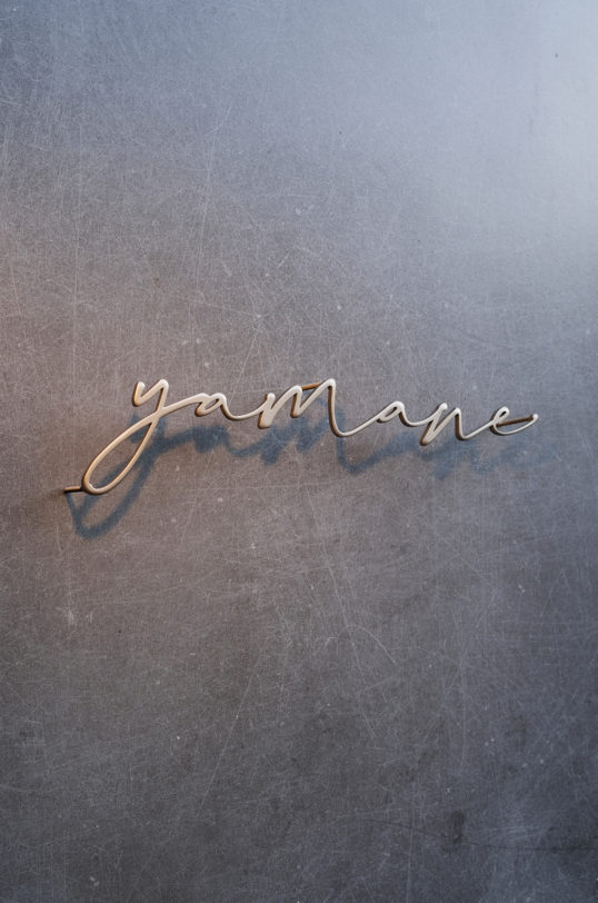 ステンレス切り文字表札