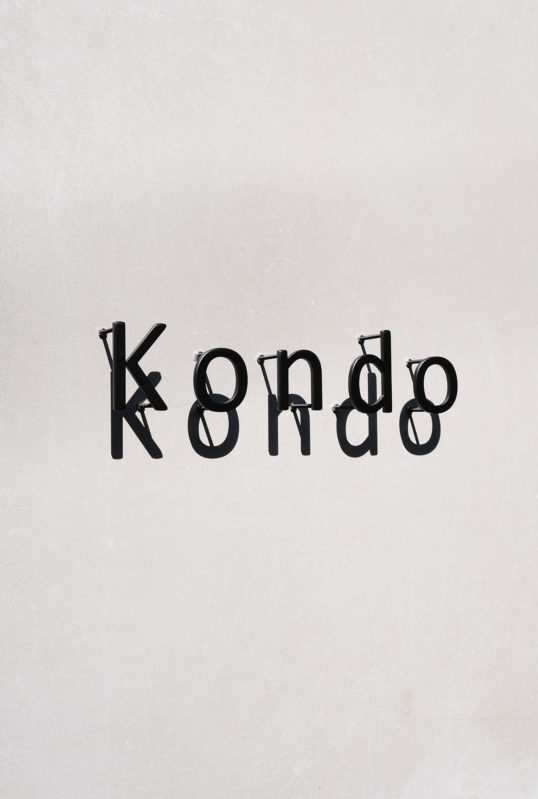 ステンレス切り文字表札