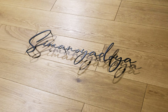 ステンレス切り文字サイン