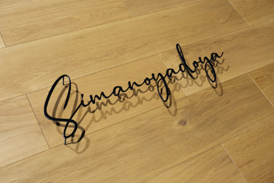 ステンレス切り文字サイン