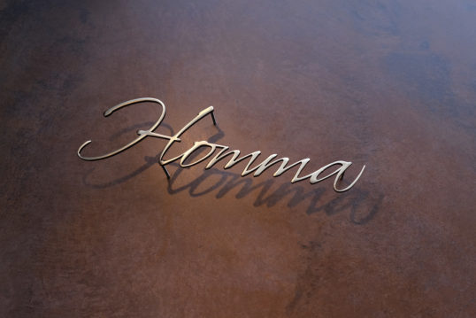 いぶし真鍮切り文字表札