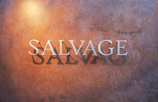 ステンレス切り文字看板