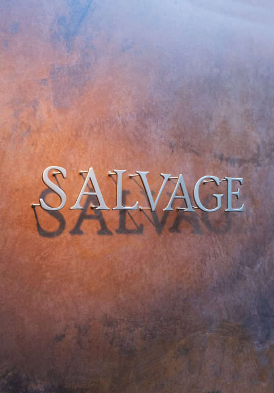 ステンレス切り文字看板