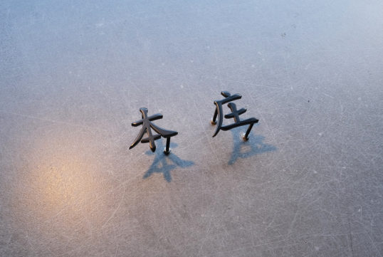 ステンレス切り文字表札