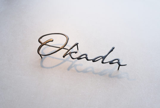 ステンレス切り文字表札