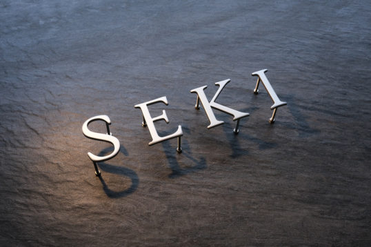 ステンレス切り文字表札