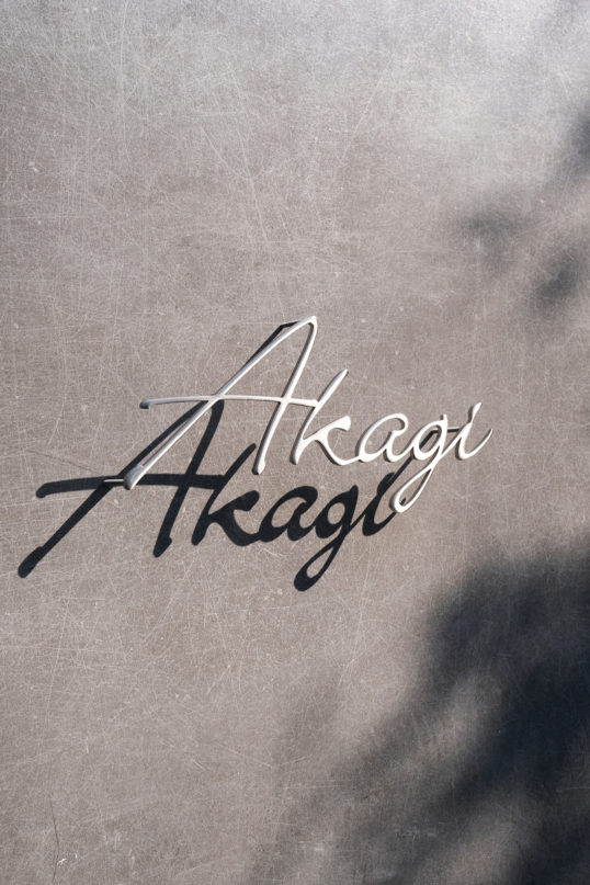 ステンレス切り文字表札