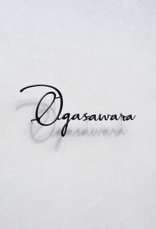 ステンレス切り文字表札