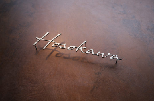 ステンレス切り文字表札