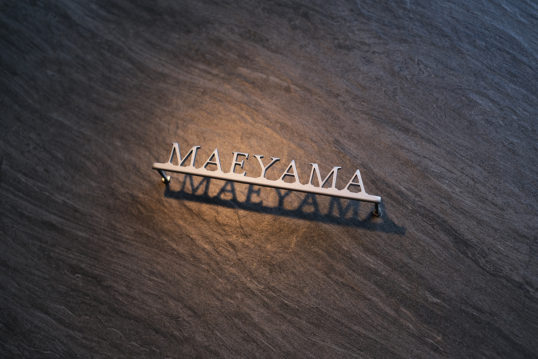 ステンレス切り文字表札