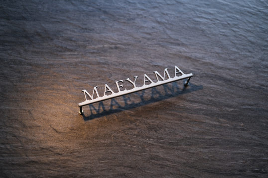 ステンレス切り文字表札