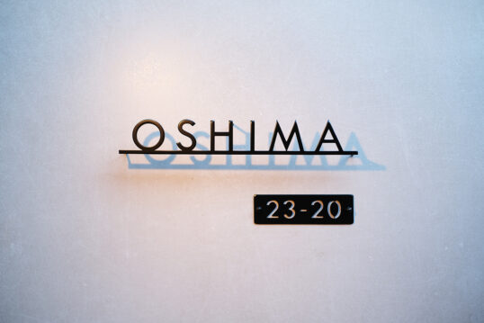 ステンレス切り文字表札