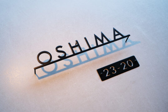 ステンレス切り文字表札