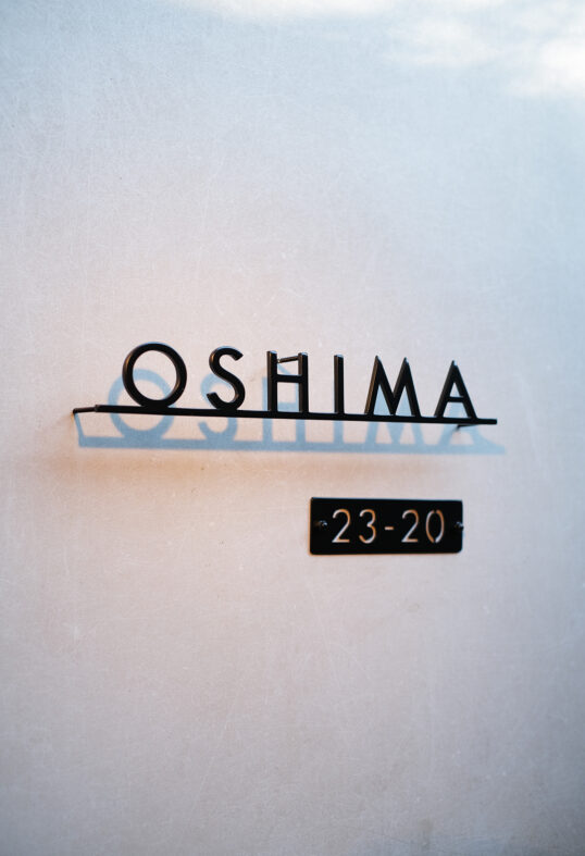 ステンレス切り文字表札