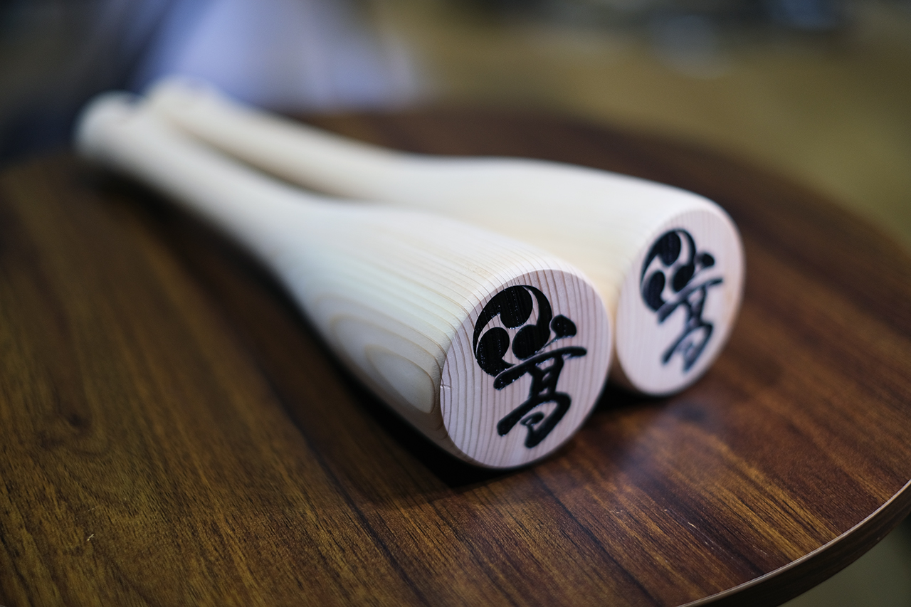 秋祭り 太鼓の撥（バチ）に彫刻 | ヒロノクラフト ブログ