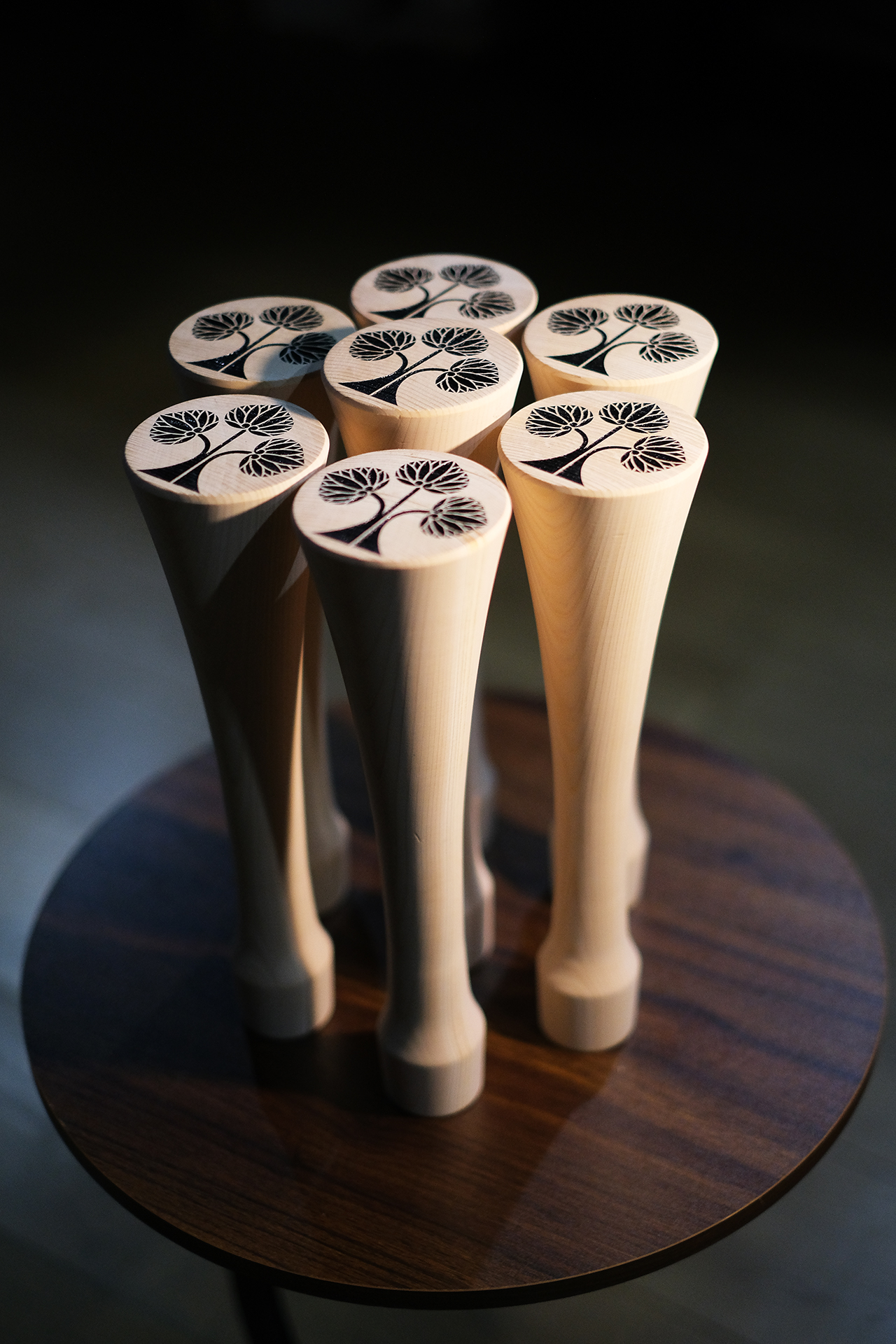 秋祭り 太鼓の撥（バチ）に彫刻 | ヒロノクラフト ブログ